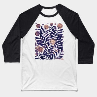 Flowers and foliage - purple autumn Baseball T-Shirt